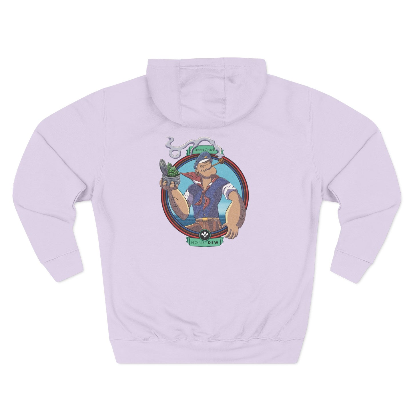 Honeydew Green Crack Hoodie