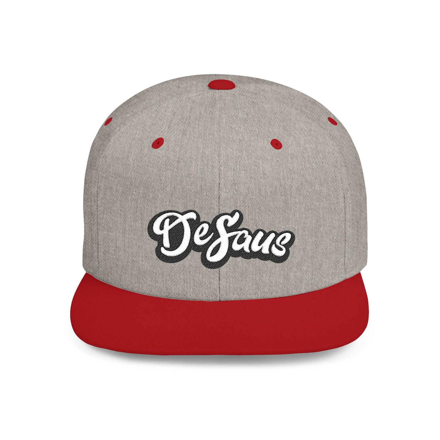 DeSaus  Embroidered Flat Bill Snapback Hat