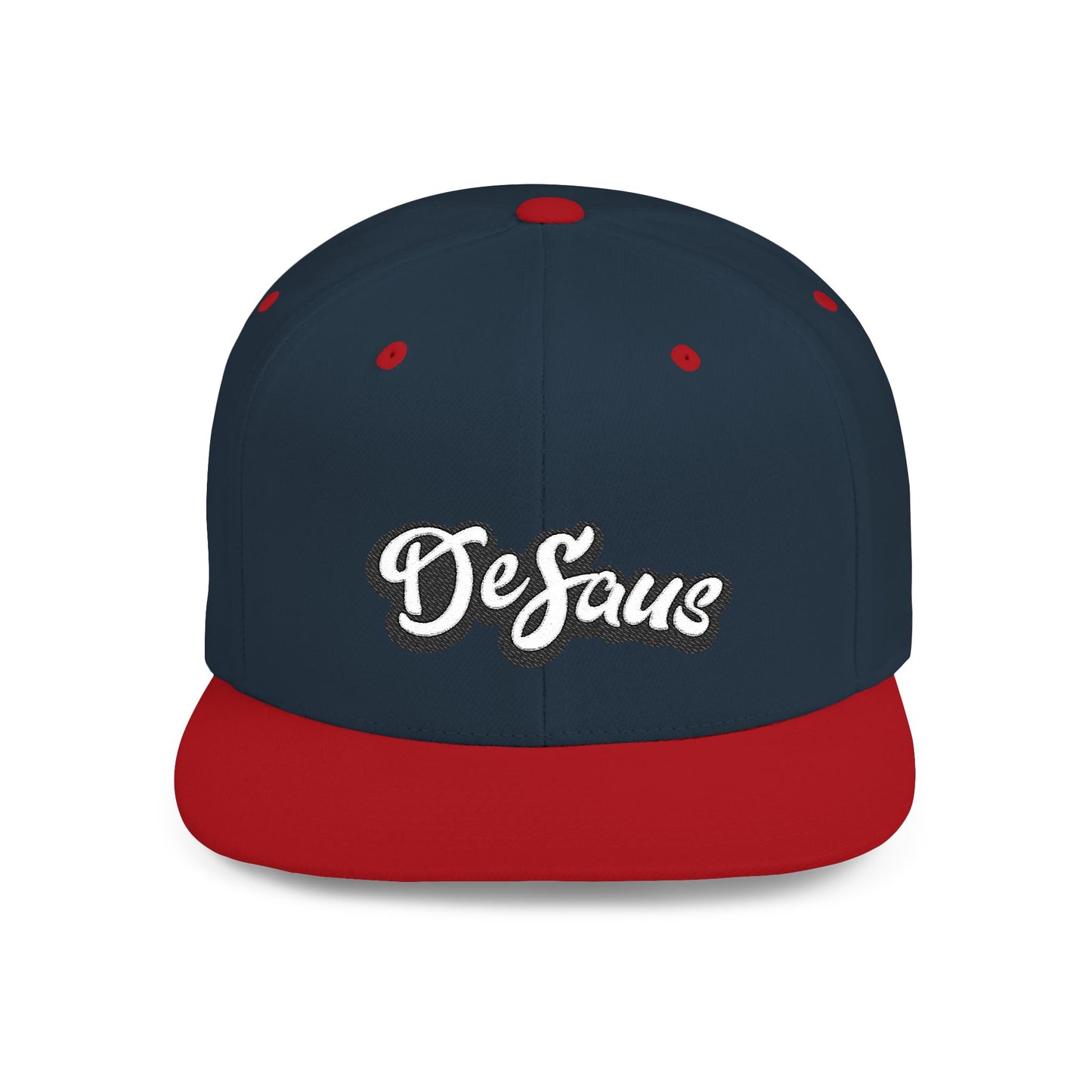 DeSaus  Embroidered Flat Bill Snapback Hat