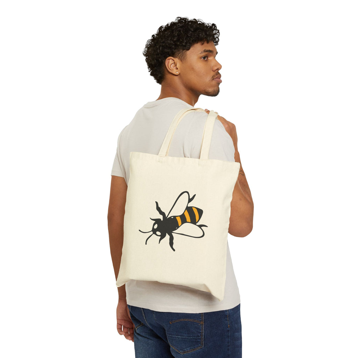 Lazy Bee Tote Bag