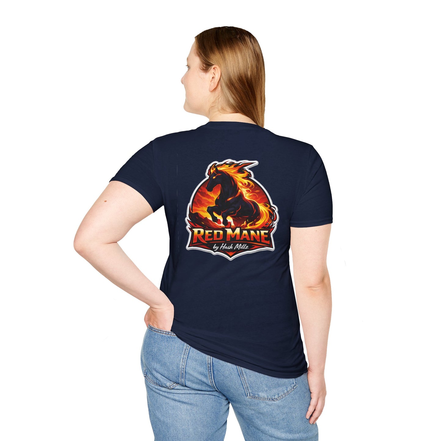 Red Mane Graphic Tee (Back)