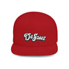 DeSaus  Embroidered Flat Bill Snapback Hat