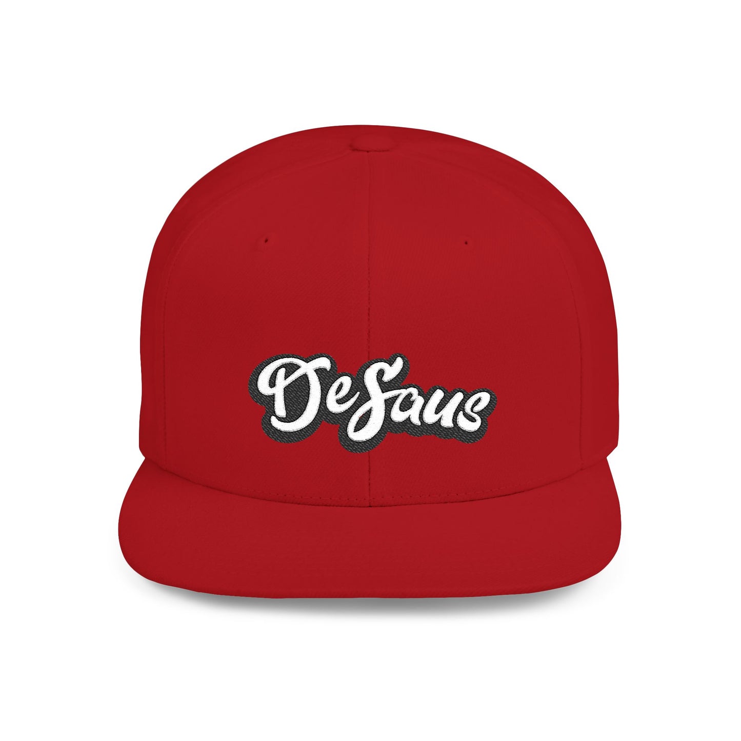 DeSaus  Embroidered Flat Bill Snapback Hat