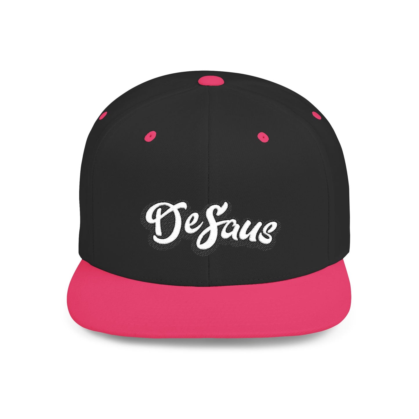 DeSaus  Embroidered Flat Bill Snapback Hat